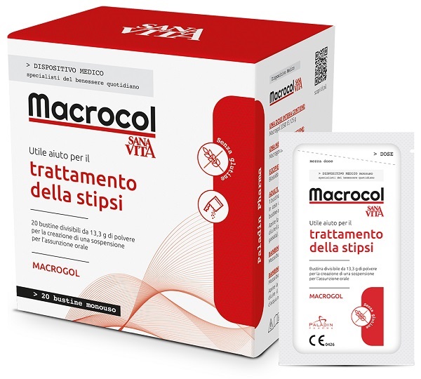 SANAVITA MACROCOL PLUS 20 BUSTINE DA 13,81 G - farmascienza.it