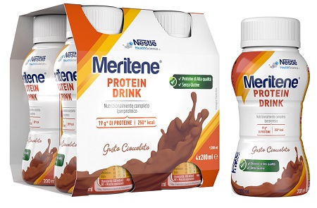 MERITENE DRINK CIOCCOLATO 4 PEZZI DA 200 ML - farmascienza.it