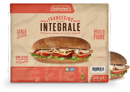 AGLUTEN FRANCESINO FARINA INTEGRALE 225 G - farmascienza.it