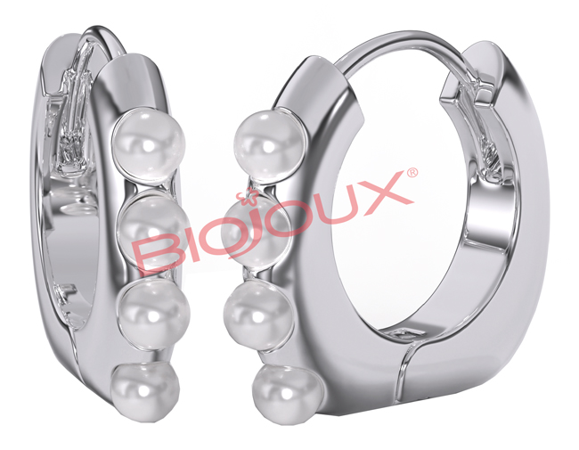 BJT316 ORECCHINI DOLORES PEARL STAINLESS STEEL - farmascienza.it