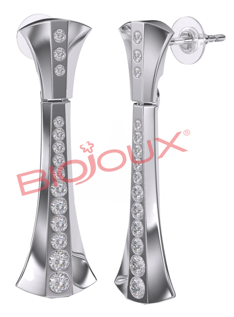 BJT321 ORECCHINI FELISA STAINLESS STEEL - farmascienza.it