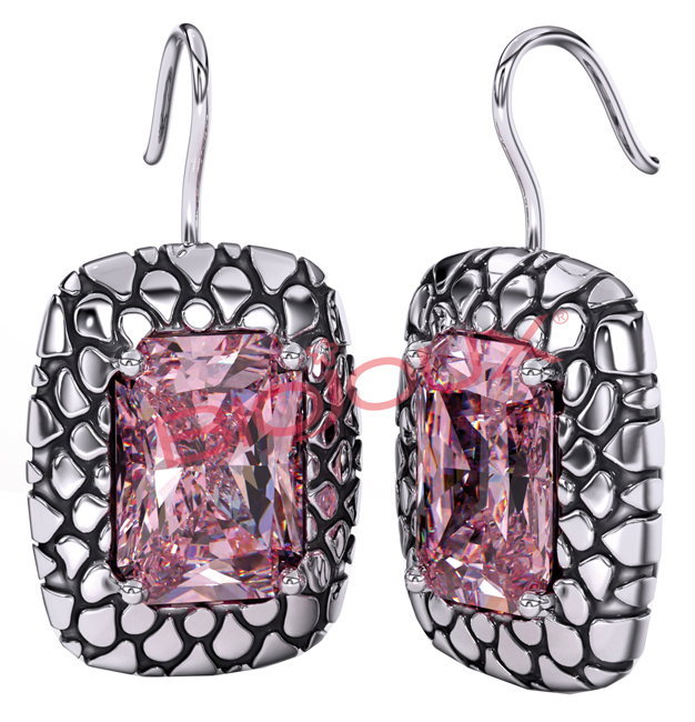 BJT332 ORECCHINI ARIELLE ROSA STAINLESS STEEL - farmascienza.it