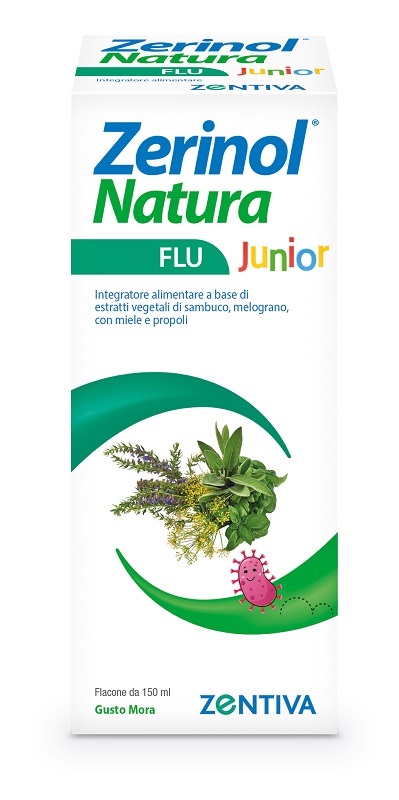 ZERINOL NATURA FLU JUNIOR SCIROPPO 150 ML - farmascienza.it