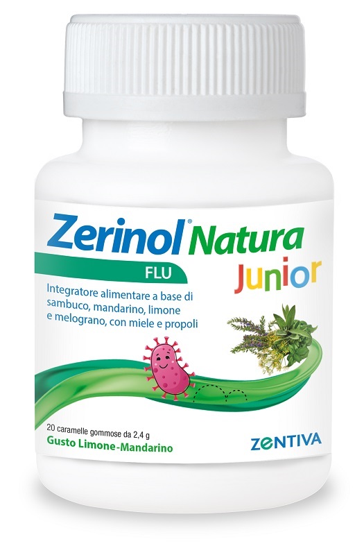 ZERINOL NATURA FLU JUNIOR 20 CARAMELLE GOMMOSE - farmascienza.it