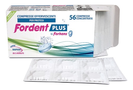 FORDENT PLUS 56 COMPRESSE CONCENTRATE PER DENTIERE E APPARECCHI ORTODONTICI - farmascienza.it