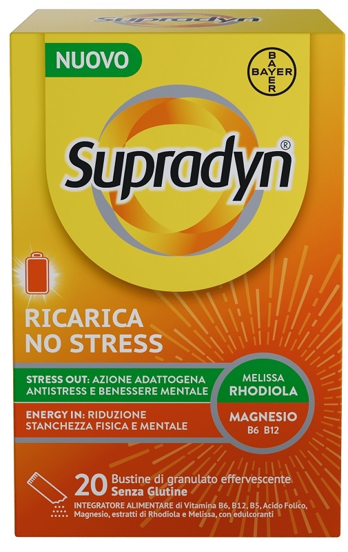 SUPRADYN RICARICA NO STRESS 20 BUSTINE - farmascienza.it