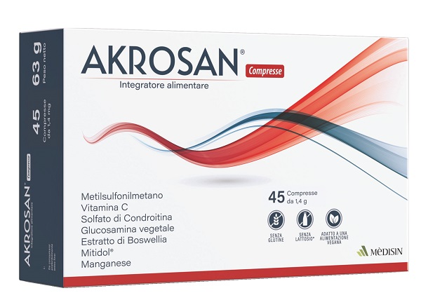 AKROSAN 45 COMPRESSE - farmascienza.it