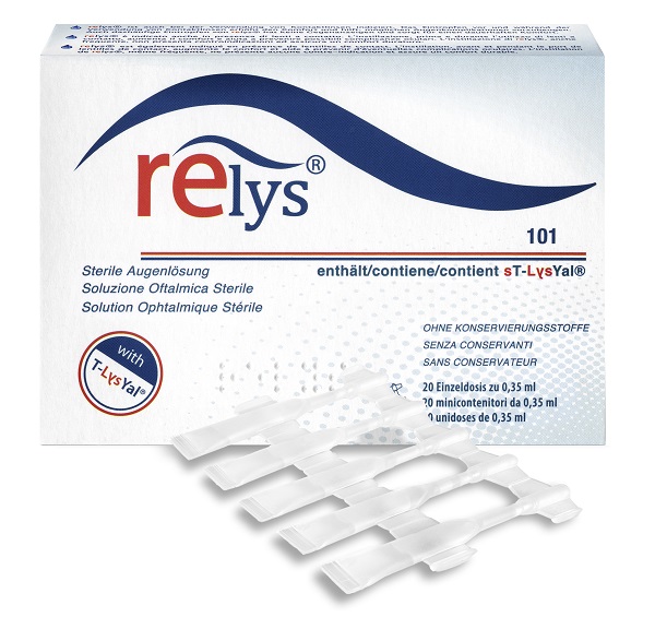 RELYS MONODOSE SOLUZIONE OFTALMICA 20 MINICONTENITORI DA 0,35 ML SENZA CONSERVANTI - farmascienza.it