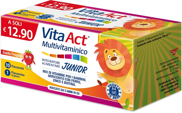 VITA ACT MULTIVITAMINICO JUNIOR 10 FIALE DA 10 ML - farmascienza.it