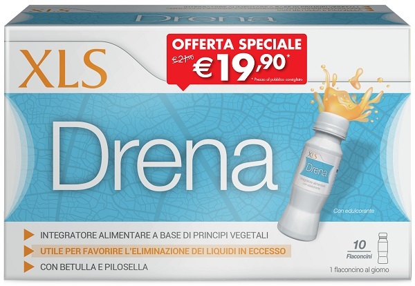 XLS DRENA 10 FLACONI DA 70 ML TAGLIO PREZZO - farmascienza.it