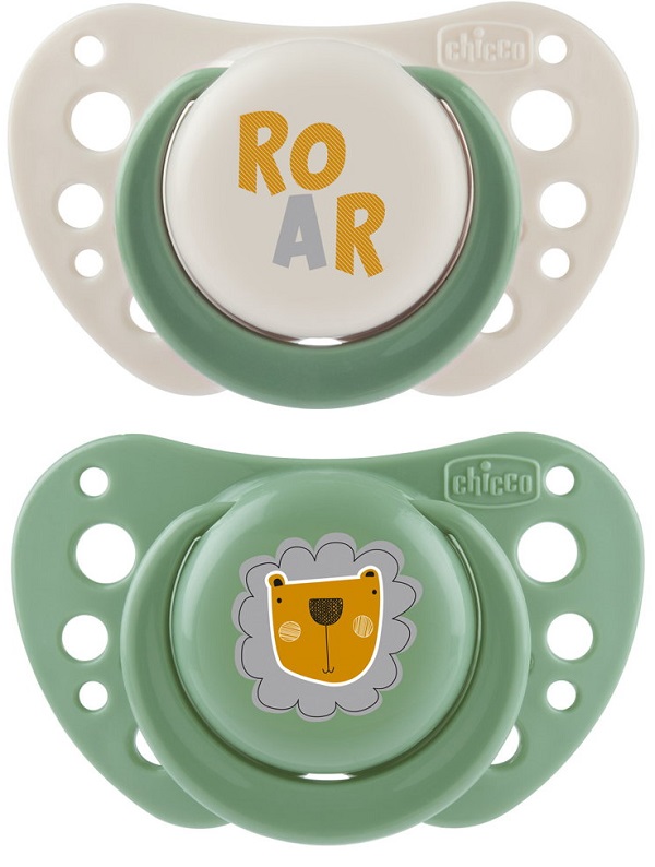 CHICCO SUCCHIETTI AIR VERDE SILICONE 2-6 MESI 2 PEZZI - farmascienza.it