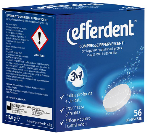 EFFERDENT 56 COMPRESSE EFFERVESCENTI - farmascienza.it