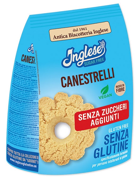 INGLESE BISCOTTI CANESTRELLI SENZA ZUCCHERI AGGIUNTI 200 G - farmascienza.it