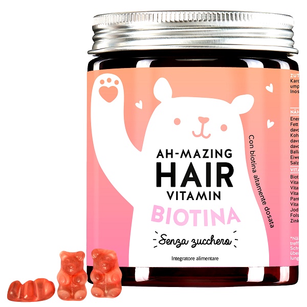 BEARS WITH BENEFITS AH-MAZING HAIR VITAMINS MIT BIOTIN SUGARFREE 45 CARAMELLE GOMMOSE - farmascienza.it
