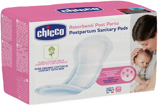 CHICCO ASSORBENTI POSTPARTO BIO COTONE 10 PEZZI - farmascienza.it