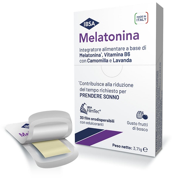 MELATONINA IBSA 30 FILM ORALI - farmascienza.it