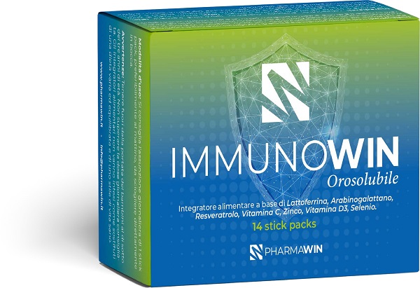 IMMUNOWIN 14 STICK PACKS DA 1,5 G SENZA GLUTINE SENZA LATTOSIO - farmascienza.it