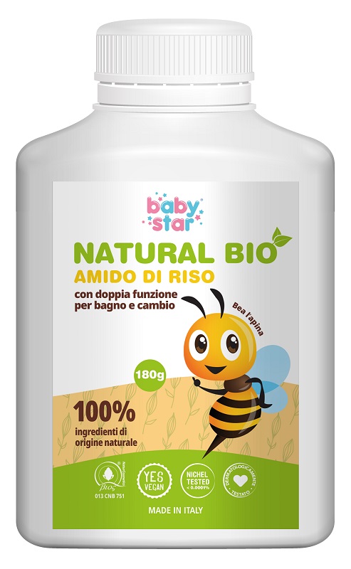 BABYSTAR AMIDO DI RISO NATURAL BIO 180 G - farmascienza.it