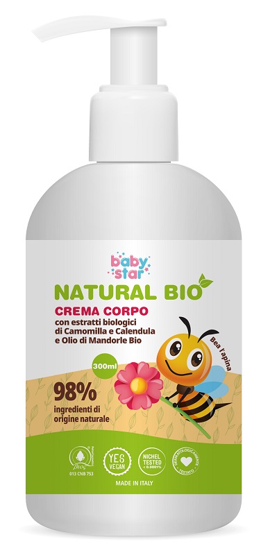 BABYSTAR CREMA CORPO NATURAL BIO 300 ML - farmascienza.it