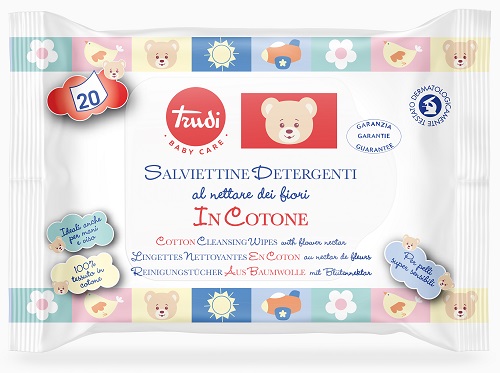 TRUDI BABY CARE SALVIETTE COTONE 20 PEZZI - farmascienza.it