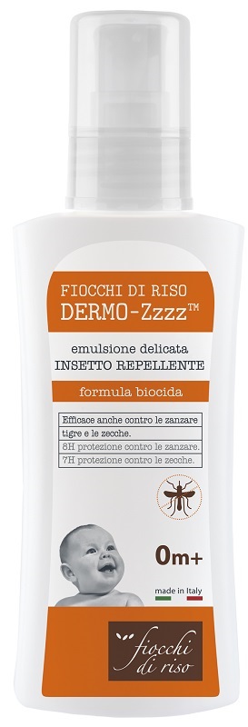 FIOCCHI DI RISO DERMO ZZZZ EMULSIONE DELICATA REPELLENTE 0 MESI + 100 ML - farmascienza.it