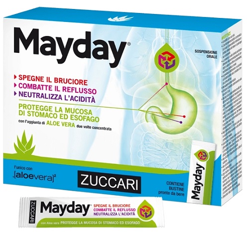 MAYDAY SOSPENSIONE PER USO ORALE ALLA MENTA 12 BUSTINE 10 ML - farmascienza.it