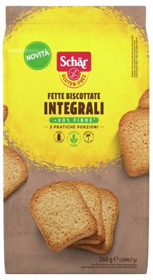 SCHAR FETTE BISCOTTATE INTEGRALI 260 G - farmascienza.it