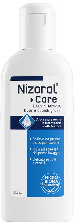 NIZORAL CARE DAILY SHAMPOO CUTE & CAPELLI GRASSI 200 ML - farmascienza.it