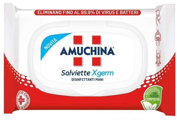 AMUCHINA XGERM SALVIETTINE MANI 20 PEZZI - farmascienza.it