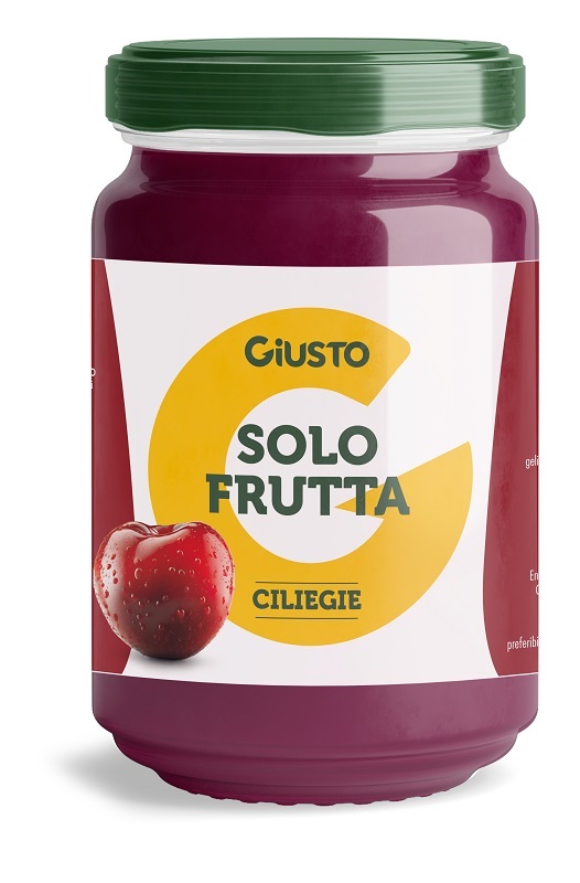 GIUSTO SOLO FRUTTA CONFETTURA CILIEGIE 220 G - farmascienza.it