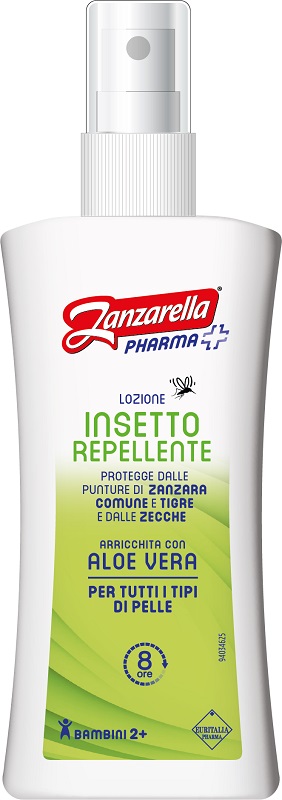 ZANZARELLA LOZIONE INSETTO REPELLENTE CON ALOE 100 ML - farmascienza.it
