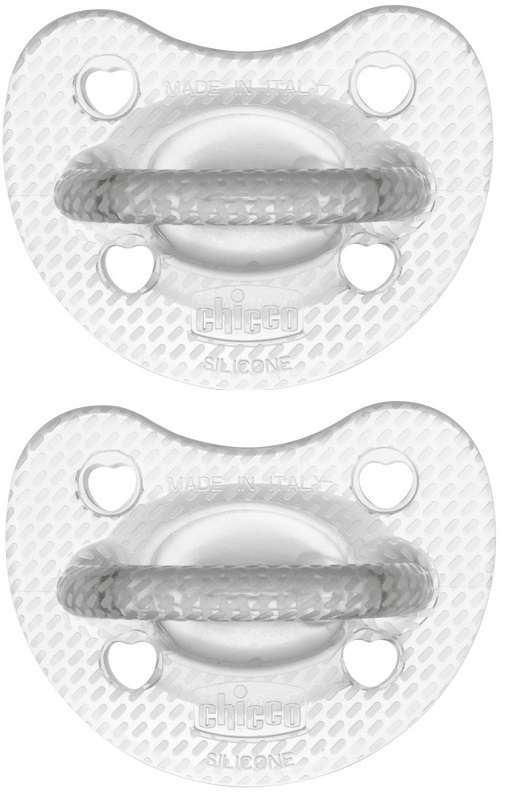 CHICCO GOMMOTTO SILICONE CRYSTAL 2-6 MESI 2 PEZZI - farmascienza.it