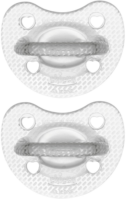 CHICCO GOMMOTTO SILICONE CRYSTAL 6-16 MESI 2 PEZZI - farmascienza.it