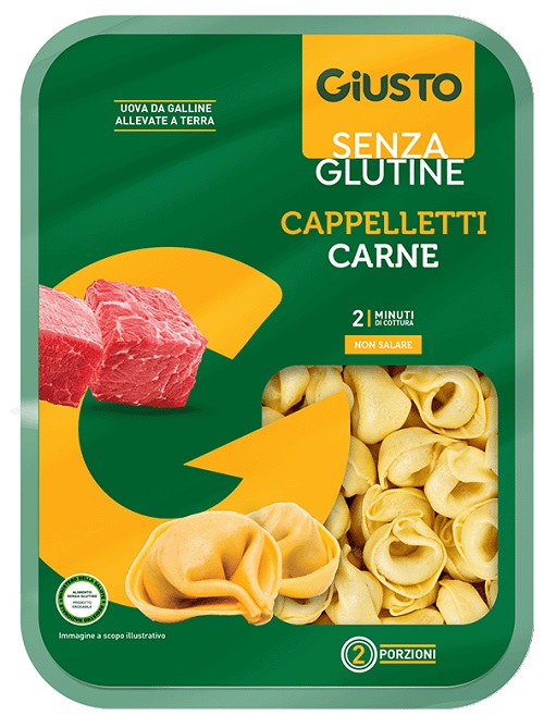 GIUSTO SENZA GLUTINE CAPPELLETTI DI CARNE 250 G - farmascienza.it