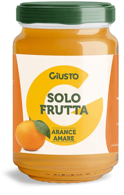 GIUSTO SOLO FRUTTA CONFETTURA ARANCE AMARE 220 G - farmascienza.it