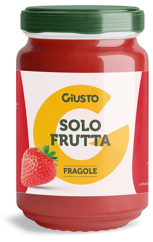 GIUSTO SOLO FRUTTA CONFETTURA FRAGOLE 220 G - farmascienza.it