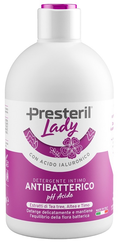 LADY PRESTERIL  DETERGENTE INTIMO ANTIBATTERICO/PH ACIDO 250 ML - farmascienza.it