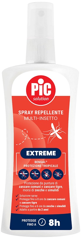 PIC SOLUTION BENGAL EXTREME PROTEZIONE TROPICALE SPRAY REPELLENTE MULTI INSETTO 100 ML - farmascienza.it