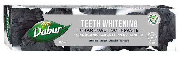 DABUR DENTIFRICIO CHARCOAL GINGER BIO 100 ML - farmascienza.it