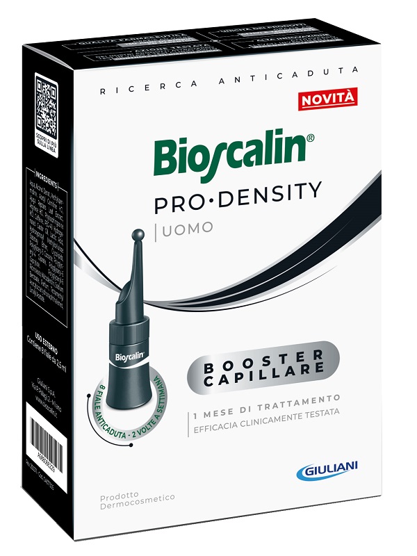 BIOSCALIN PRO DENSITY UOMO BOOSTER CAPILLARE 8 FIALE X 2,5ML - farmascienza.it