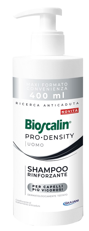 BIOSCALIN PRO DENSITY UOMO SHAMPOO RINFORZANTE 400 ML - farmascienza.it