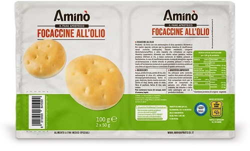 AMINO' FOCACCINE OLIO 100 G - farmascienza.it