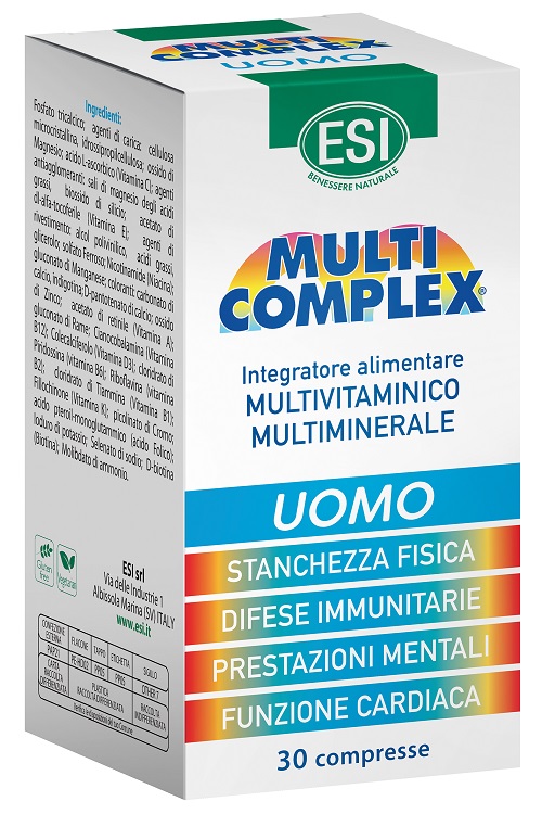 ESI MULTICOMPLEX UOMO 30 COMPRESSE - farmascienza.it