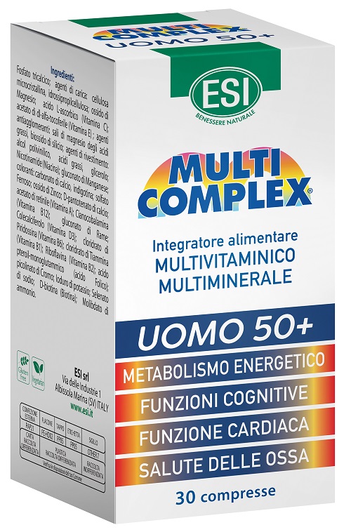 ESI MULTICOMPLEX UOMO 50+ 30 COMPRESSE - farmascienza.it