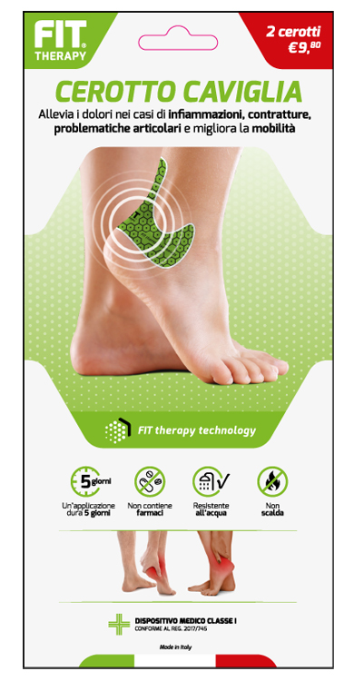 FIT THERAPY CEROTTO CAVIGLIA 2 PEZZI - farmascienza.it