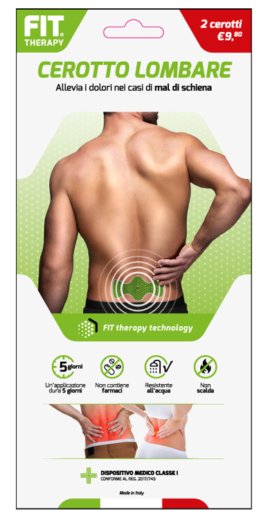 FIT THERAPY CEROTTO LOMBARE 2 PEZZI - farmascienza.it