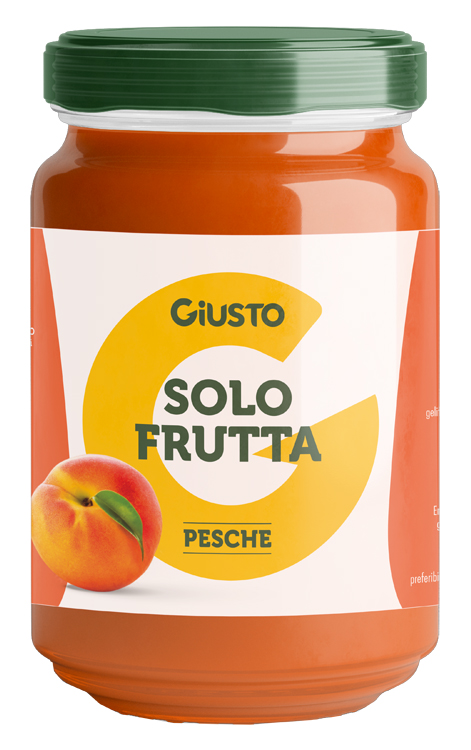 GIUSTO SOLO FRUTTA CONFETTURA PESCHE 220 G - farmascienza.it