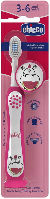 CHICCO SPAZZOLINO 3-6 YEARS ROSA - farmascienza.it