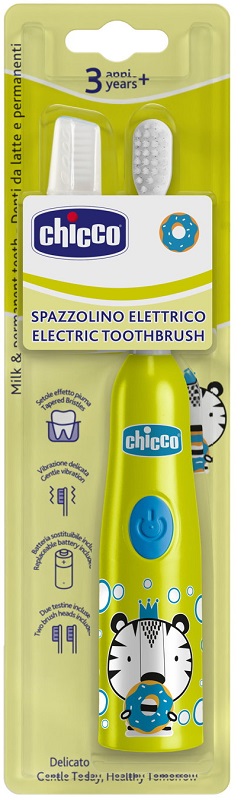 CHICCO SPAZZOLINO ELETTRICO TIGRE GIALLO - farmascienza.it