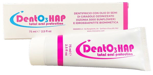 DENTO3 HAP DENTIFRICIO OZONO E IDROSSIAPATITE 75 ML - farmascienza.it
